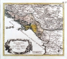WEIGEL,  JOHANN CHRISTOPH: MAP OF DALMATIA AND ALBANIA